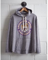 Tailgate Gray Women's Lsu Oversize Hoodie