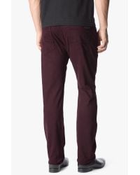 7 For All Mankind Brown Luxe Performance Sateen: The Straight for men