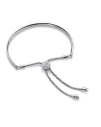 Monica Vinader | Metallic Fiji Diamond Toggle Bracelet | Lyst