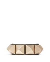 Valentino | Metallic 'rockstud' Macro Leather Bracelet | Lyst