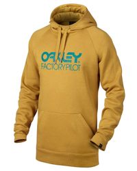 Oakley | Yellow Dwr Cotton Blend Sweatshirt for Men | Lyst