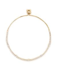 Carat* | Metallic 'phoebe' Crystal Gold Millennium Bracelet | Lyst