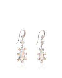 Nina Runsdorf | Multicolor Lightning Ridge Opal Earrings | Lyst