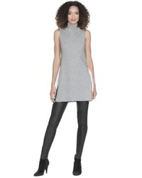 Alice + Olivia - Gray Alvera Mock Neck Tunic W/ Ties - Lyst
