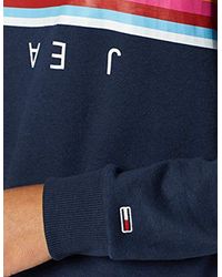 Tommy Hilfiger Blue Tjw Rainbow Tommy Sweatshirt