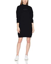 Denver True Icon HWK LS Dress Vestito Donna di Calvin Klein in Black