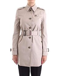 Manteau - Trench - Col polo - Manches longues - Tommy Hilfiger en coloris Natural