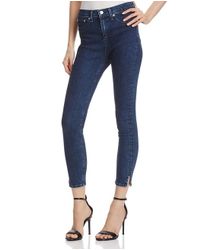 American Rag Cie - Blue 10 Inch Capri W/ Slit - Lyst