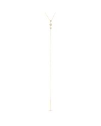 Anne Sisteron | Metallic 14kt Yellow Gold Diamond Triple Pear Drops Lariat Necklace | Lyst