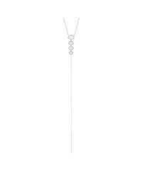 Anne Sisteron | Metallic 14kt White Gold Moonstone Diamond Lariat Necklace | Lyst