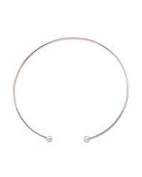 Anne Sisteron - Metallic 14kt Rose Gold Diamond And Pearl Choker Necklace - Lyst