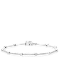Anne Sisteron - 14kt White Gold Diamond Bar Links Bracelet - Lyst