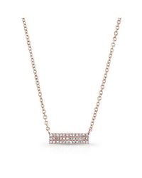 Anne Sisteron - Multicolor 14kt Rose Gold Diamond Starburst Necklace - Lyst