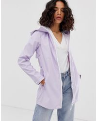 ONLY Pastelkleurige Regenjas Met Capuchon in het Green