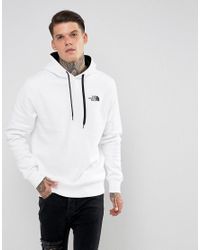 white north face hoodie mens