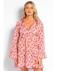 Anjuna Pink Rebecca Kaftan