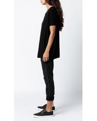 Azalea | Black S/s Oversized Tee | Lyst