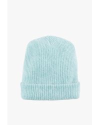 Azalea | Blue Mohair Beanie | Lyst