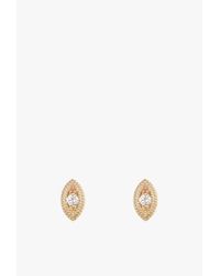 Lumo | Multicolor Diamond Eye Stud Earrings | Lyst