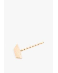 Jennie Kwon | Metallic Half Hex Stud - Single | Lyst