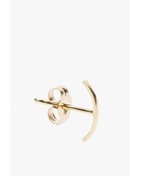 Kathleen Whitaker | Metallic Stitch Earring - Single | Lyst