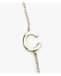 Gjenmi | Metallic 14k Alphabet Necklace | Lyst