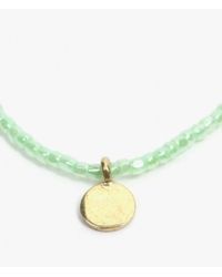Iwona Ludyga | Bali Green With Discs Necklace | Lyst