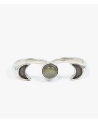 Pamela Love | Metallic Double Luna Reveal Ring | Lyst