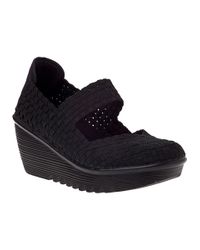 Bernie Mev | Lulia Wedge Sneaker Black Fabric | Lyst