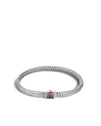 John Hardy | Pink Classic Chain Extra-small Bracelet | Lyst