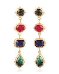 Isharya | Metallic Rani Rocks Earrings | Lyst
