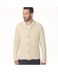 James Perse Natural Wool Blend Cardigan for men