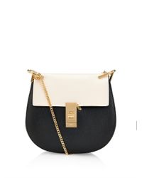 replica chloe handbags - Chlo Drew Small Leather Cross-Body Bag in Black | Lyst