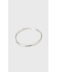 Scosha | Metallic Sterling Silver Sliver Cuff | Lyst