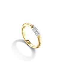 John Hardy | Metallic Slim Band Ring | Lyst
