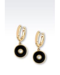Emporio Armani | Black Earrings | Lyst