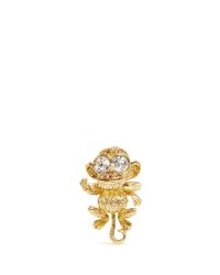 Kenneth Jay Lane | Metallic Crystal Monkey Ring | Lyst