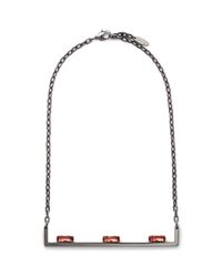 Joomi Lim | Metallic 'shape Shifter' Swarovski Crystal Bar Necklace | Lyst