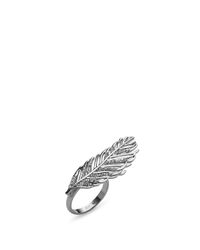Rebecca Minkoff | Metallic Feather Knuckle Duster Ring | Lyst