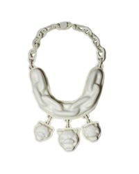 EK Thongprasert | White Jaguar Trio Necklace | Lyst