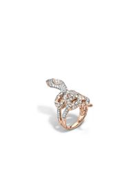 John Hardy | Metallic Legends Cobra Twist Ring | Lyst