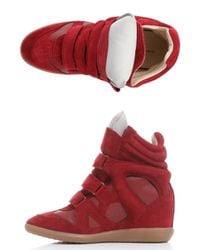 Isabel Marant | Red High-tops & Trainers | Lyst
