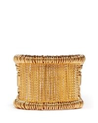 Alexander McQueen | Metallic Wire And Ring Cuff | Lyst