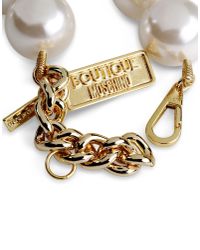 Boutique Moschino | White Necklace | Lyst