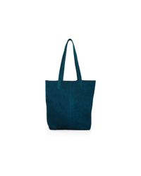 TOMS | Teal Cosmopolitan Suede Tote | Lyst