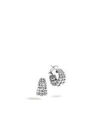 John Hardy | Metallic Dot Buddha Belly Earrings | Lyst