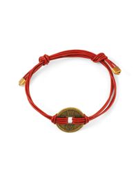 Lulu Frost - Red Multistrand Coin Bracelet - Lyst