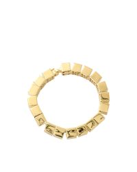 Eddie Borgo Metallic Small Cube Bracelet