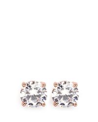 CZ by Kenneth Jay Lane | Metallic Plated Crystal Earrings | Lyst