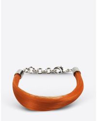 MM6 by Maison Martin Margiela | Red Fringe Bracelet | Lyst